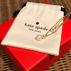 Kate Spade pearl two layer necklace